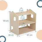 Kids' House-Shaped Bookcase
