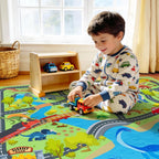 Kids Play Mat for Playroom City Life Road