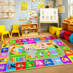 Kids Play Mat for Playroom City Life Road
