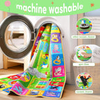 Kids Play Mat for Playroom City Life Road