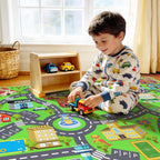 Kids Play Mat for Playroom City Life Road