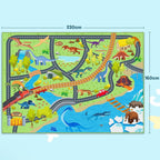 Kids Play Mat for Playroom City Life Road