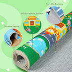 Kids Play Mat for Playroom City Life Road