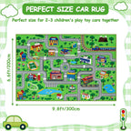 Kids Play Rug Town City Road Car Mat