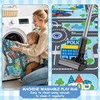 Kids Play Rug Town City Road Car Mat