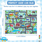 Kids Play Rug Town City Road Car Mat