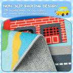 Kids Play Rug Town City Road Car Mat