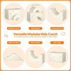 Kids Play Sofa Foam Climbing Modular Toddler Chair