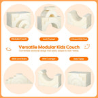 Kids Play Sofa Modular Toddler Climbing Couch