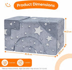Kids Play Sofa Modular Toddler Climbing Couch Foam