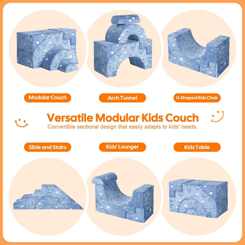 Kids Play Sofa Modular Toddler Climbing Couch Foam