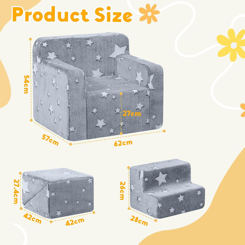 Kids Play Sofa Modular Toddler Climbing Couch Foam