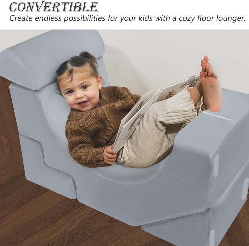Kids Play Sofa Modular Toddler Climbing Couch Foam