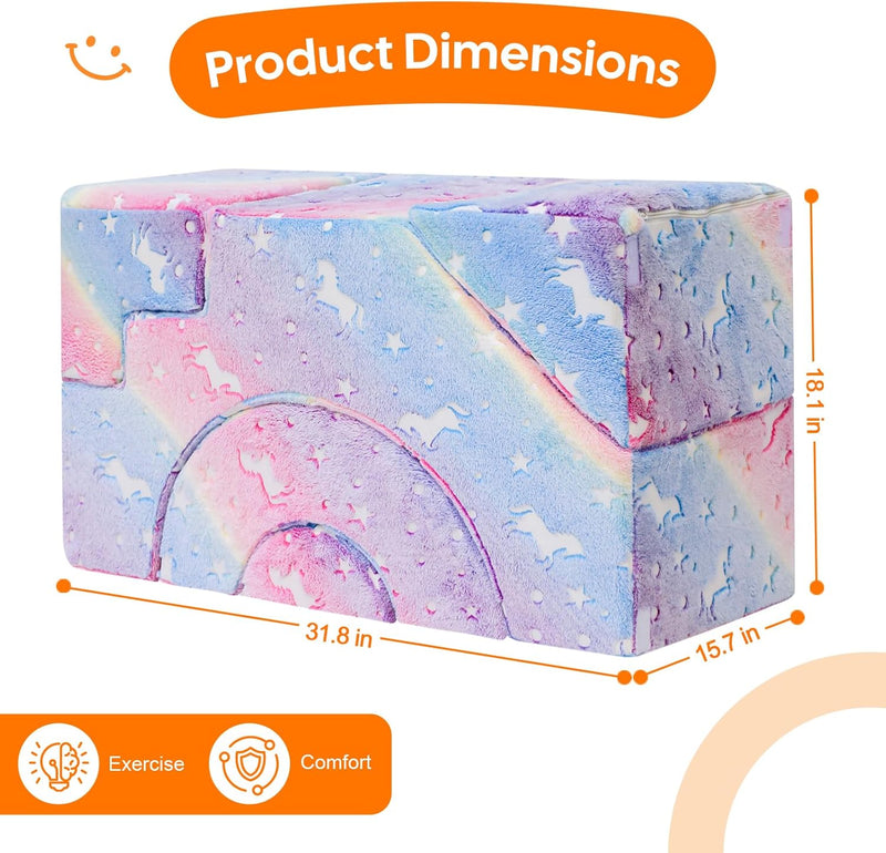 Kids Play Sofa Modular Toddler Climbing Couch Foam
