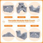 Kids Play Sofa Modular Toddler Climbing Couch Foam