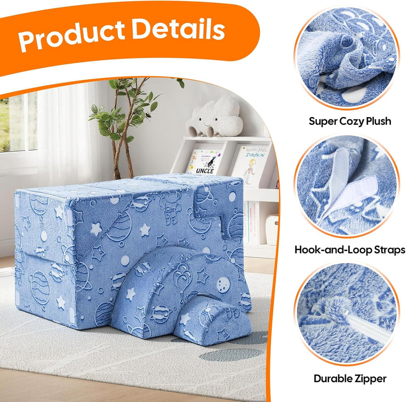 Kids Play Sofa Modular Toddler Climbing Couch Foam
