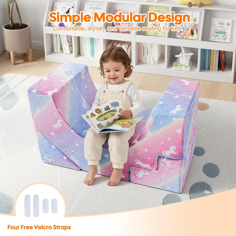 Kids Play Sofa Modular Toddler Climbing Couch Foam