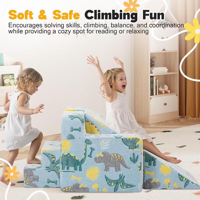 Kids Play Sofa Modular Toddler Climbing Couch Foam