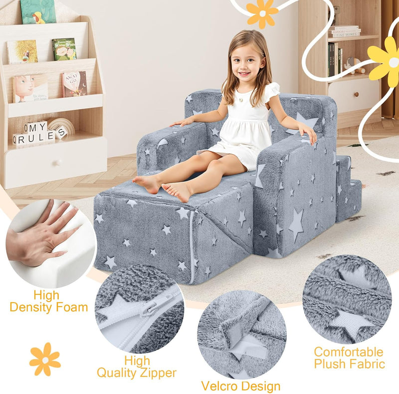 Kids Play Sofa Modular Toddler Climbing Couch Foam