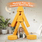 Kids Play Sofa Modular Toddler Couch Bed