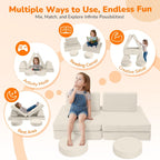 Kids Play Sofa Modular Toddler Couch Bed