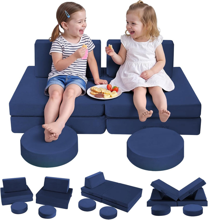Kids Play Sofa Modular Toddler Couch Bed
