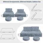 Kids Play Sofa Modular Toddler Couch Bed