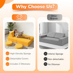 Kids Play Sofa Modular Toddler Couch Bed