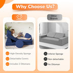 Kids Play Sofa Modular Toddler Couch Bed