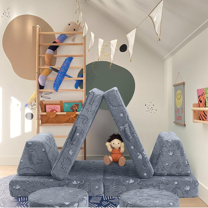 Kids Play Sofa Modular Toddler Couch Bed