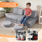 Kids Play Sofa Modular Toddler Couch Bed