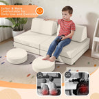 Kids Play Sofa Modular Toddler Couch Bed