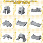 Kids Sofa 15 Pcs Toddler Chair Soft Crystal