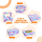 Kids Sofa Bed Modular Toddler Chair Couch Glow