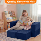 Kids Sofa Bed Modular Toddler Chair Couch Glow