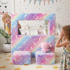 Kids Sofa Bed Modular Toddler Chair Couch Glow