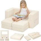 Kids Sofa Bed Toddler Armchair Couch Glow Stars