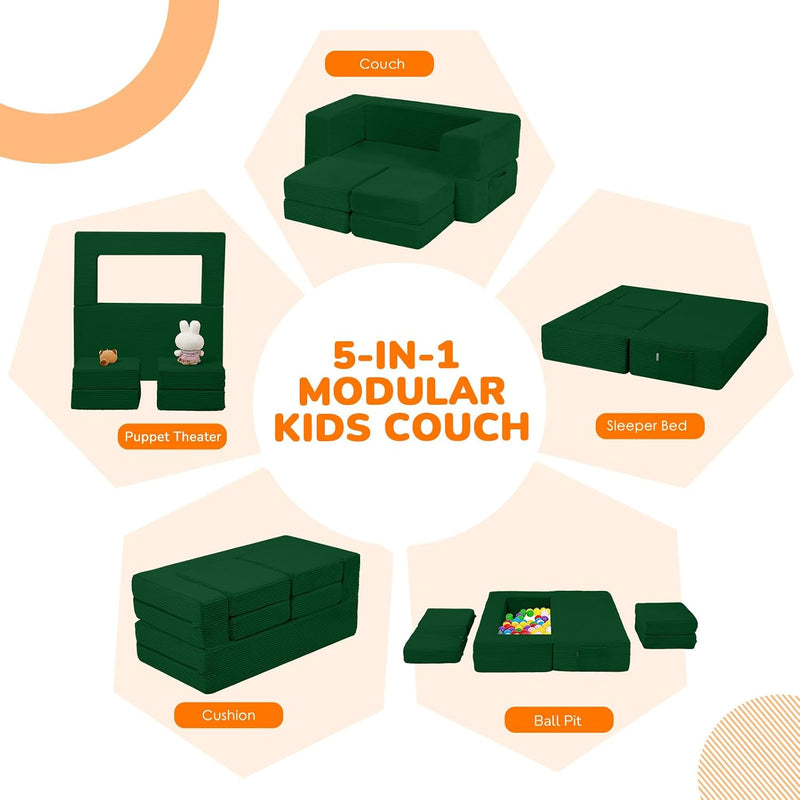 Kids Sofa Bed Toddler Armchair Couch Glow Stars