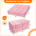 Kids Sofa Bed Toddler Armchair Couch Glow Stars