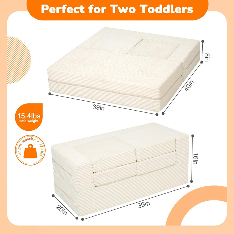 Kids Sofa Bed Toddler Armchair Couch Glow Stars