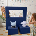 Kids Sofa Bed Toddler Armchair Couch Glow Stars