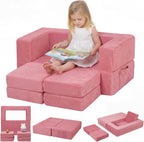 Kids Sofa Bed Toddler Armchair Couch Glow Stars