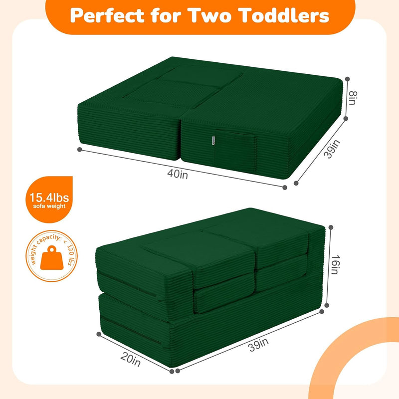 Kids Sofa Bed Toddler Armchair Couch Glow Stars