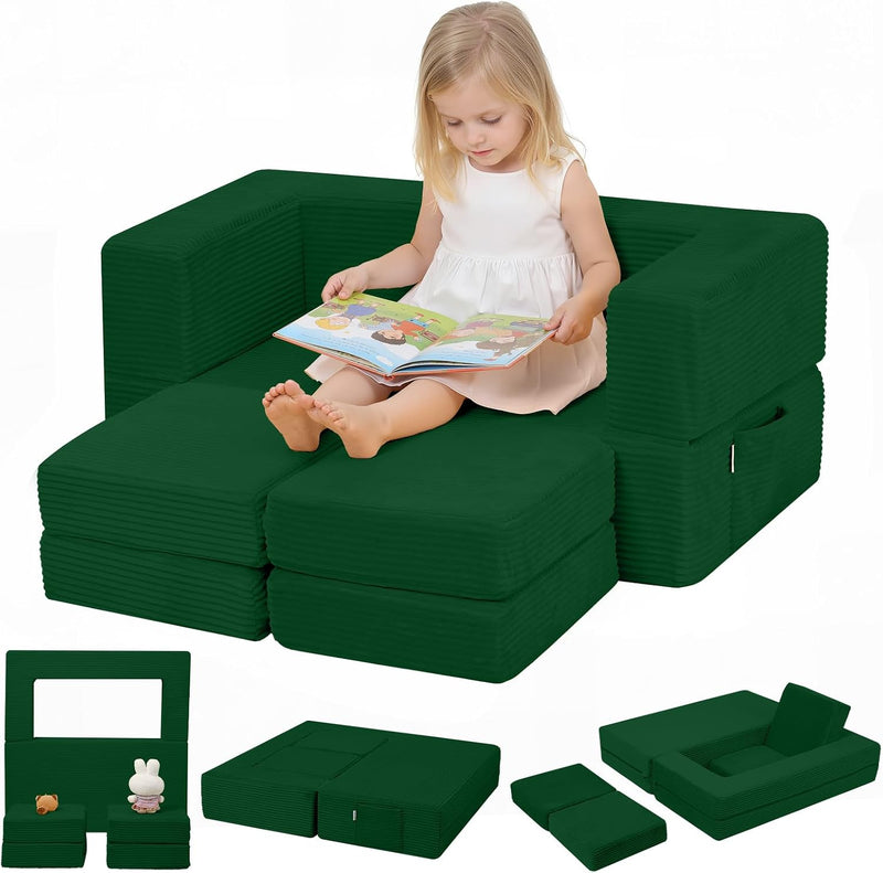 Kids Sofa Bed Toddler Armchair Couch Glow Stars