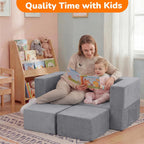Kids Sofa Bed Toddler Armchair Couch Glow Stars