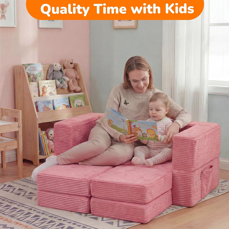 Kids Sofa Bed Toddler Armchair Couch Glow Stars