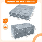 Kids Sofa Bed Toddler Armchair Couch Glow Stars