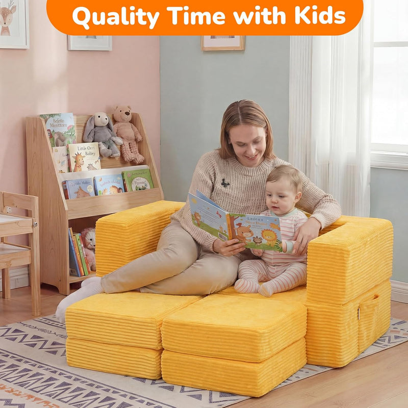 Kids Sofa Bed Toddler Armchair Couch Glow Stars
