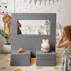 Kids Sofa Bed Toddler Armchair Couch Glow Stars