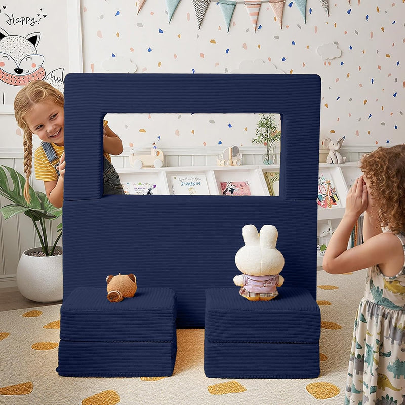 Kids Sofa Bed Toddler Armchair Couch Glow Stars